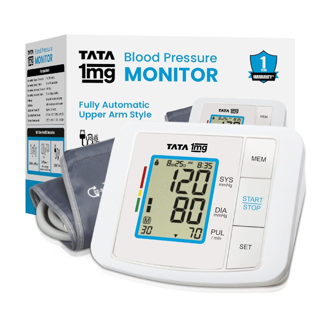 Tata 1mg Fully Automatic Blood Pressure Monitor :  A Comprehensive Look